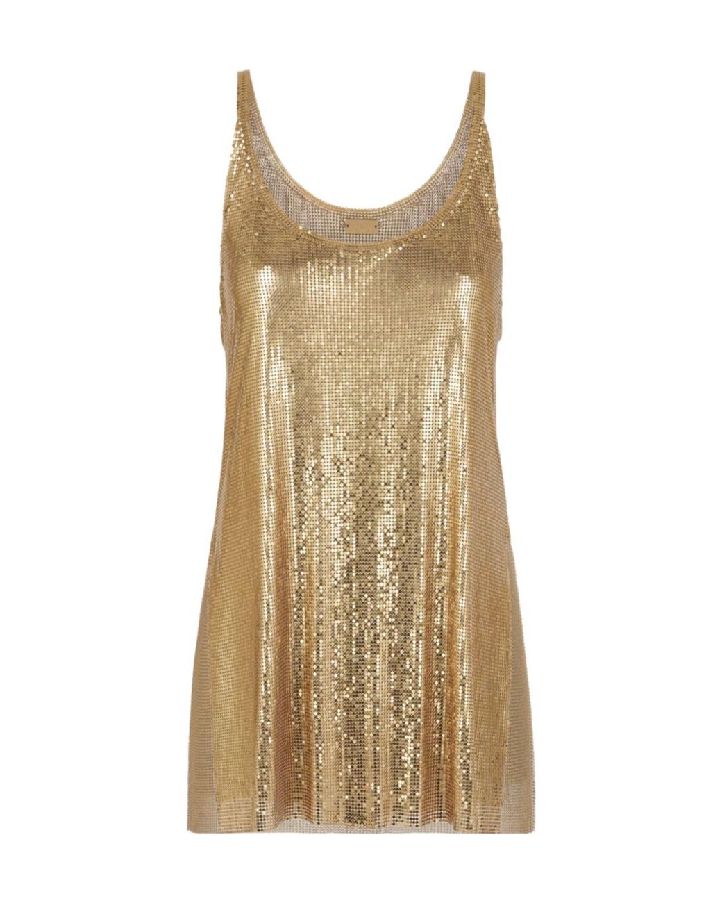 Rabanne Natural Mesh Tank Top