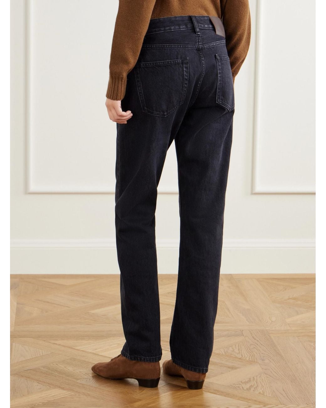 Kallmeyer Blue Mid-Rise Straight-Leg Jeans