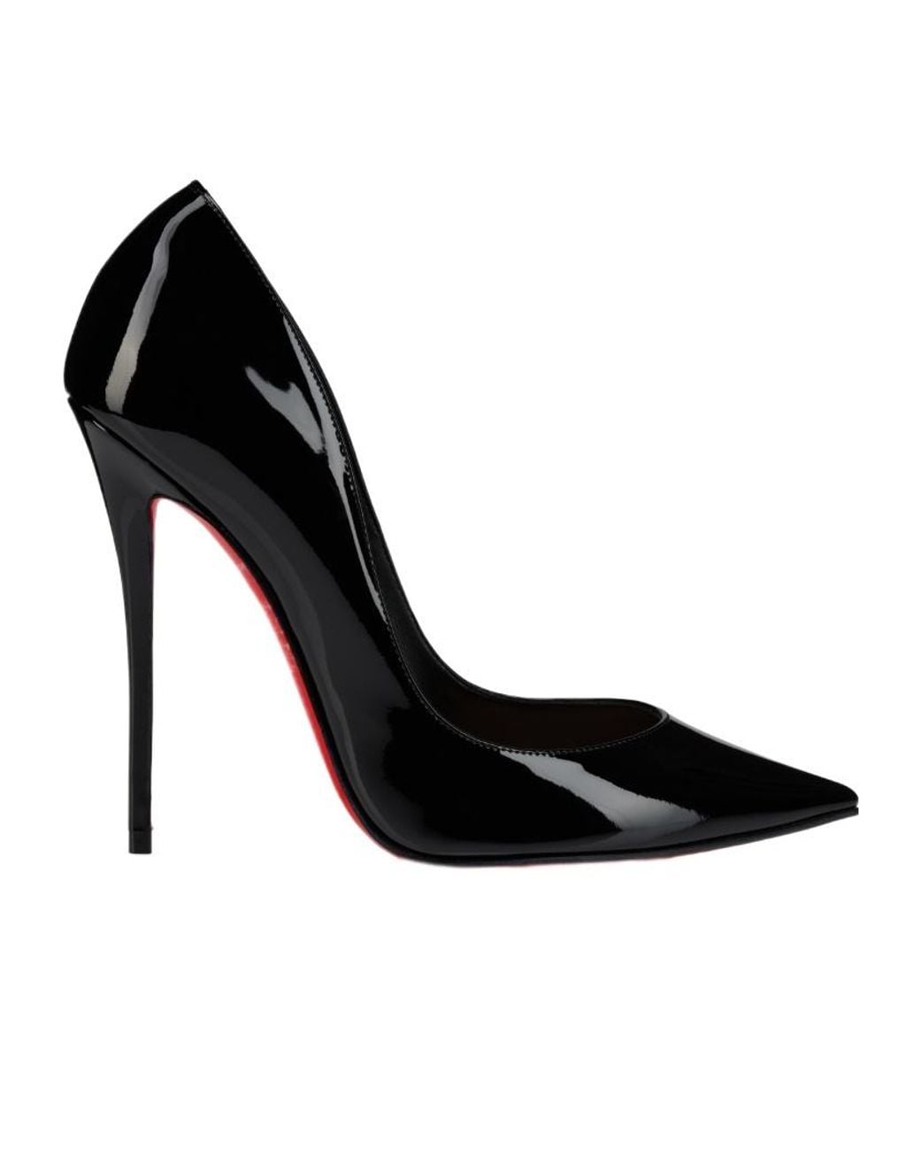 Christian Louboutin Black Pointed-Toe High Heels
