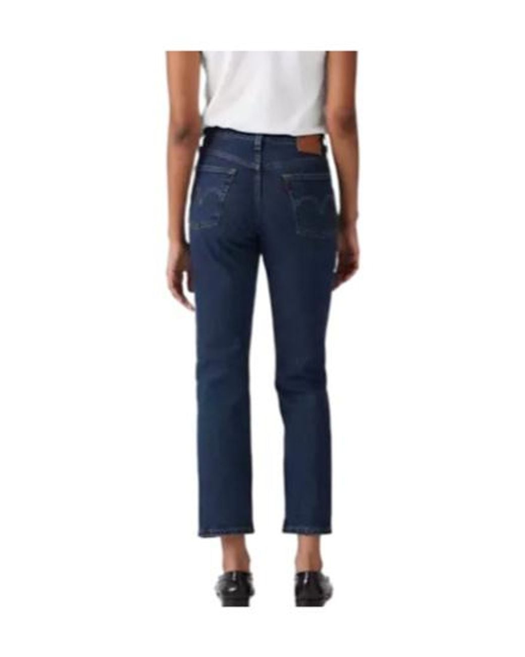 Levi's Blue 501 Crop Jeans
