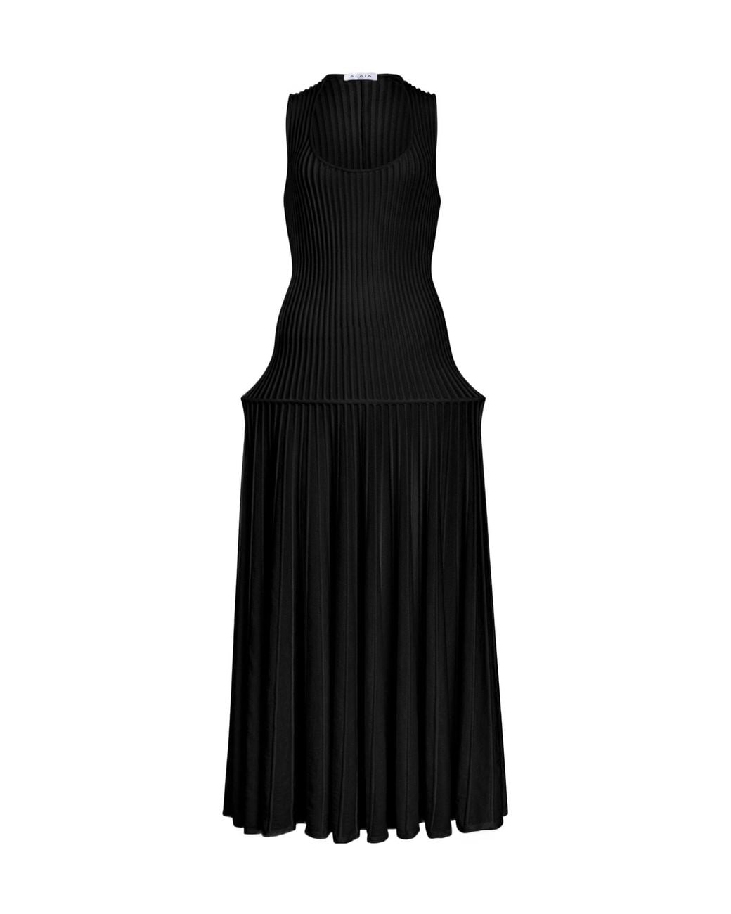 Alaïa Black Wool Crinoline Dress