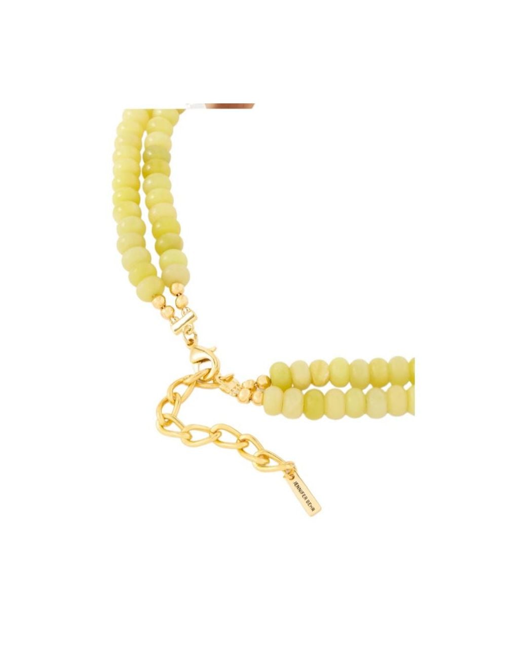 Jennifer Behr Metallic Tone Quartz Necklace