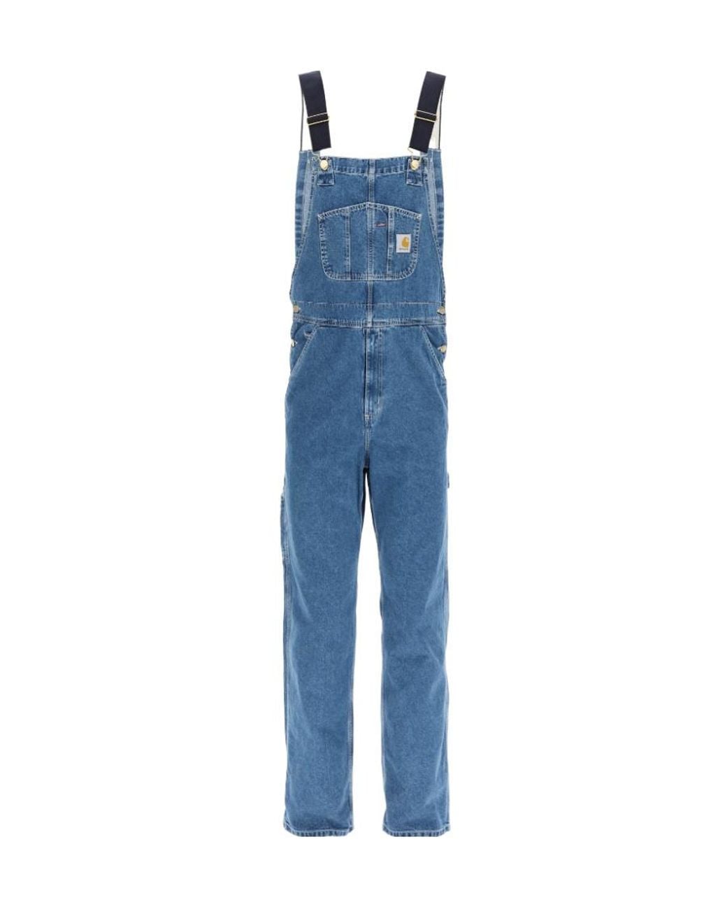 Carhartt Blue Denim Bib Overall for men