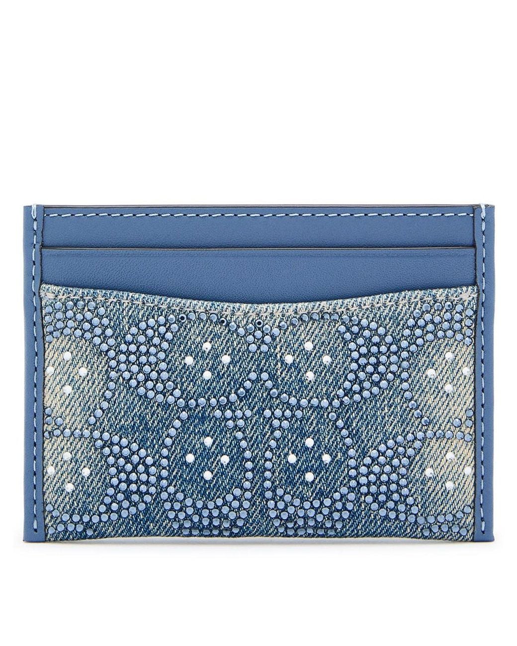 COACH Blue Card Holder