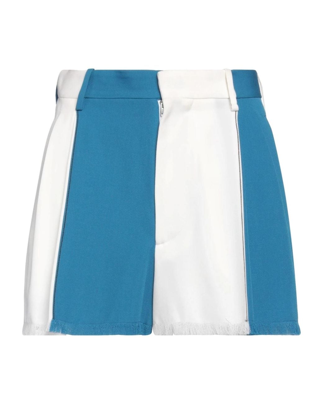 Marni Blue Verticalstripe Skort