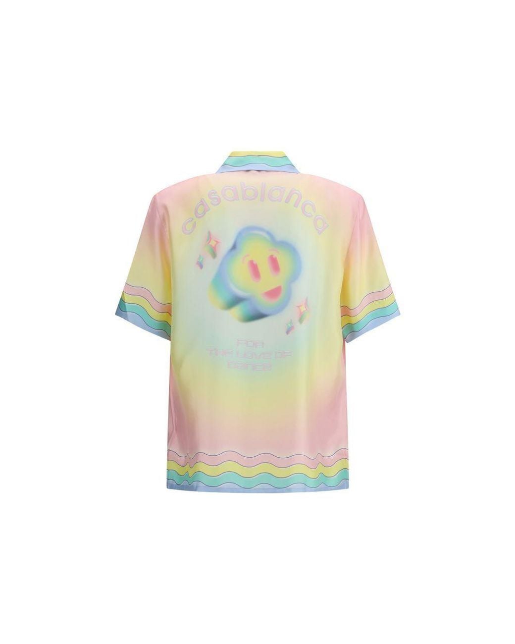Casablanca White Short Sleeve Shirt for men