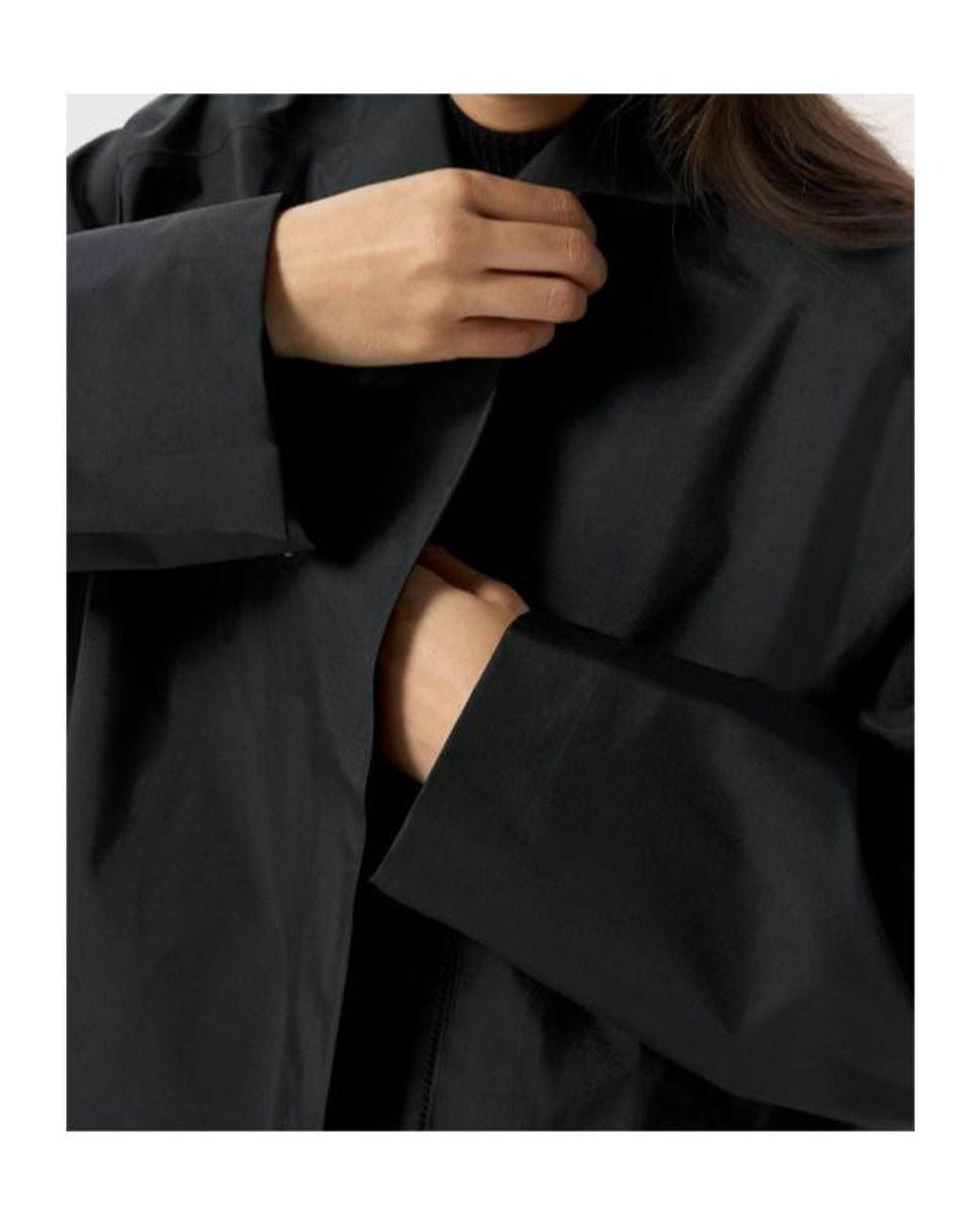 Veilance Black Nitra Trench Coat