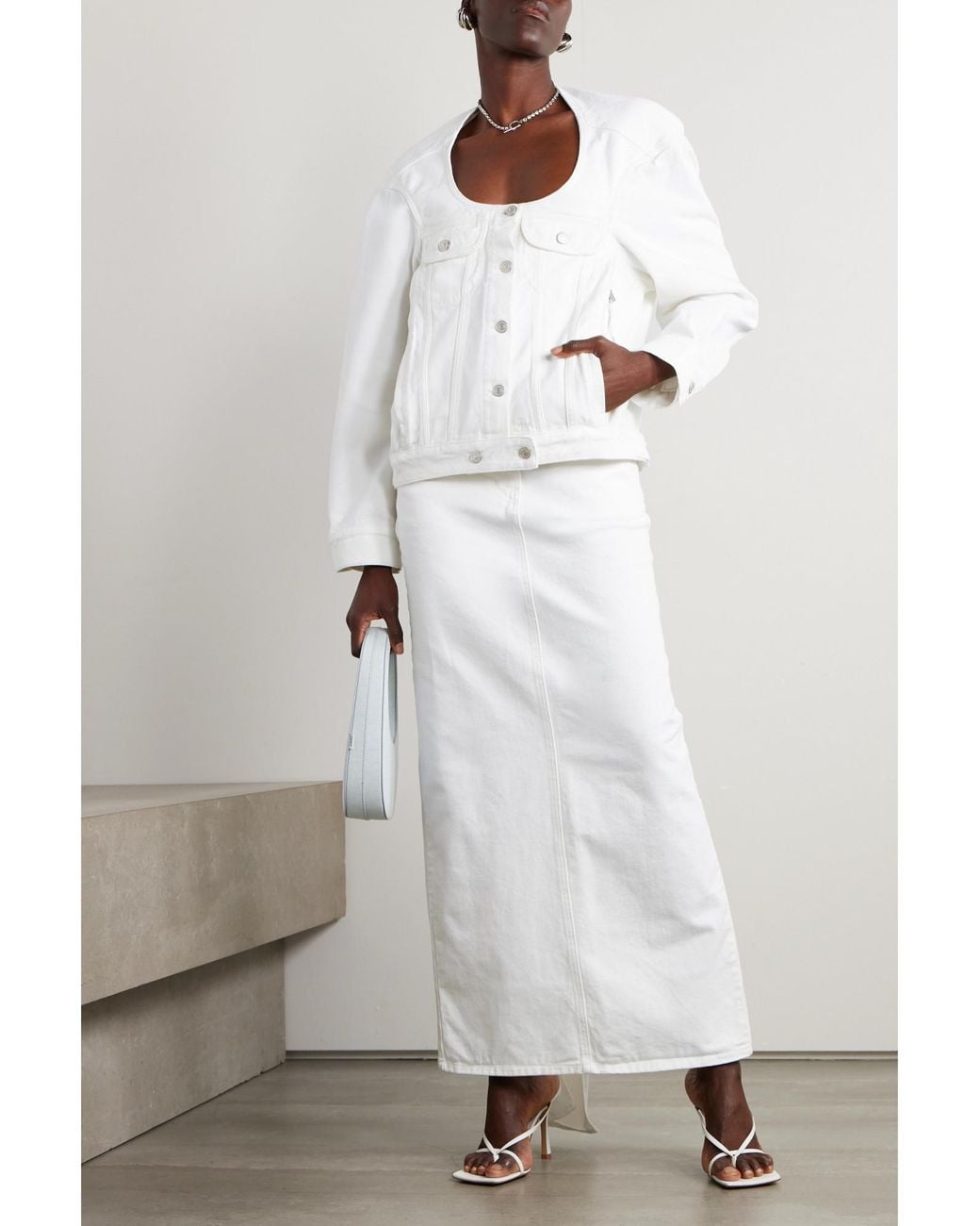 Courreges White Denim Jacket