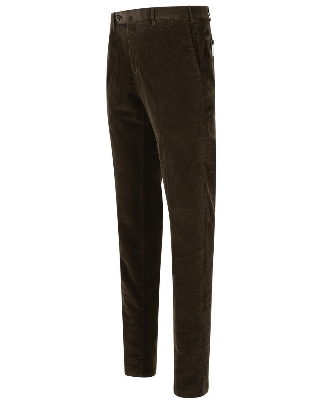 Pt Pantaloni Black Pt01 Slim Velvet Pants for men