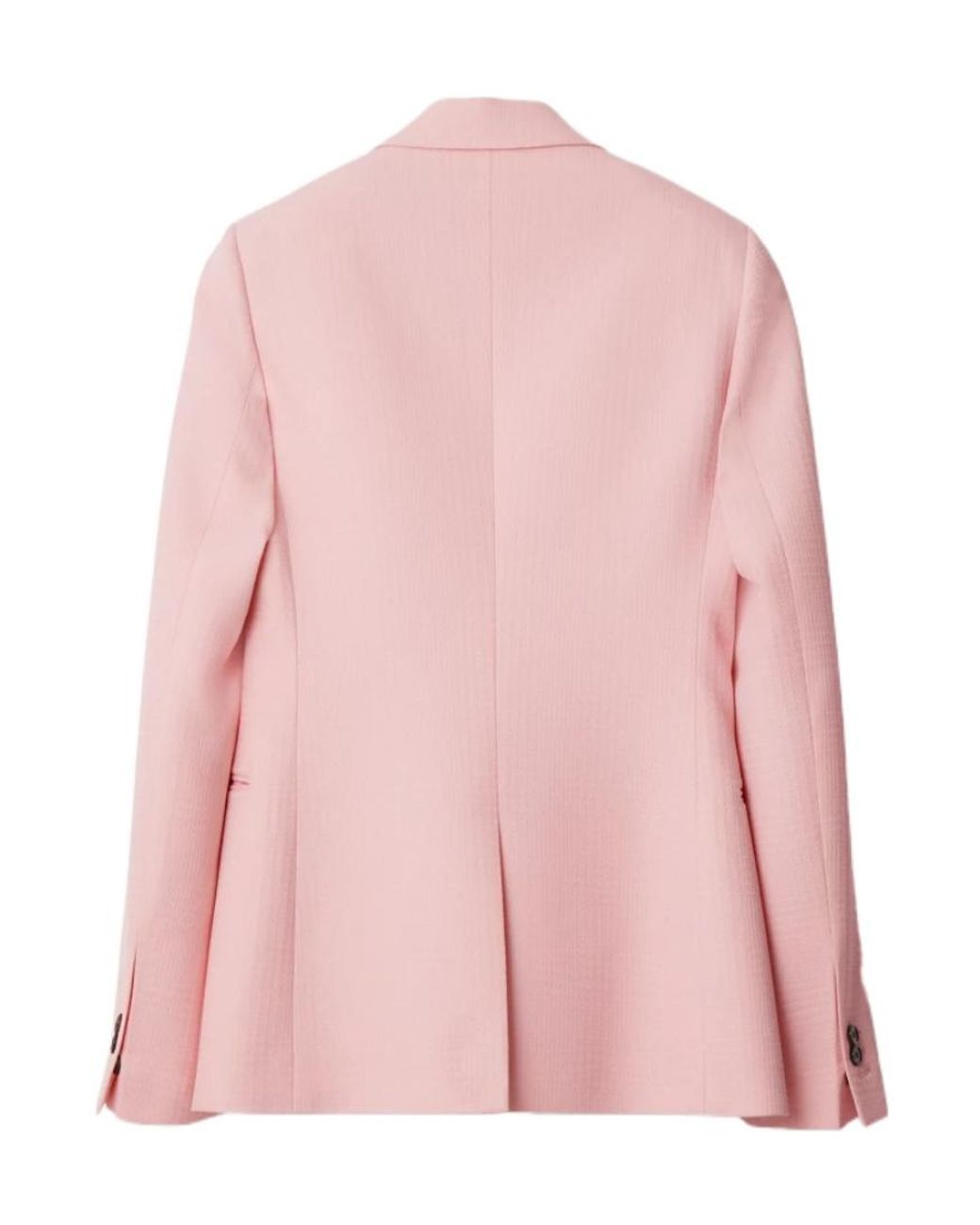 Burberry Pink Single-Breasted Tailored Blazer