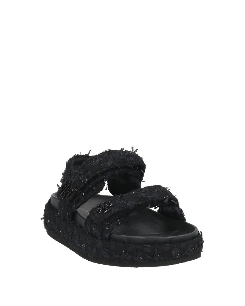 Tory Burch Black Simple Sandals