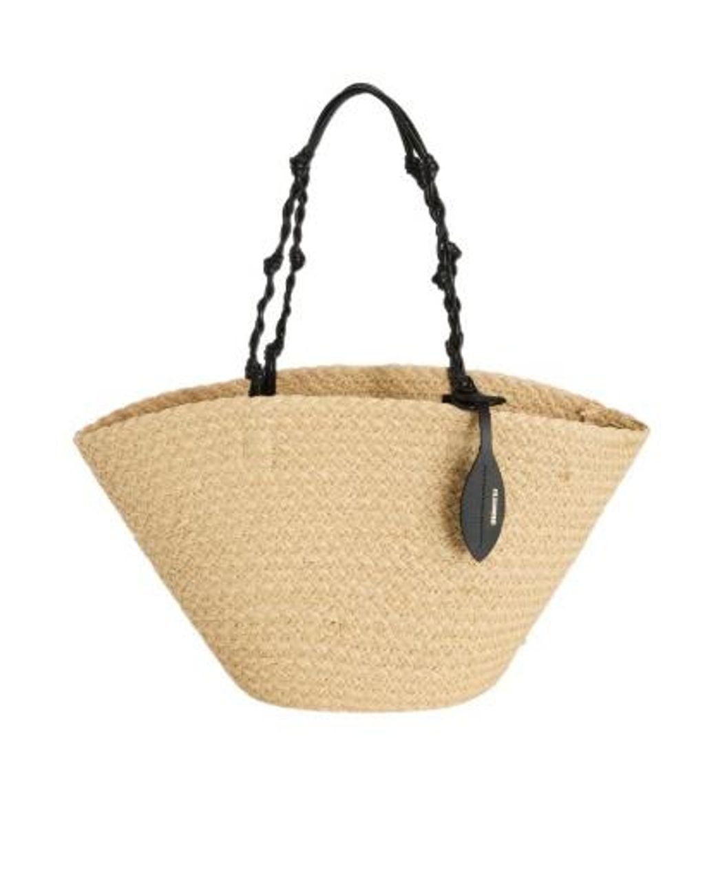 Jil Sander Natural Tangle Small Bucket Bag