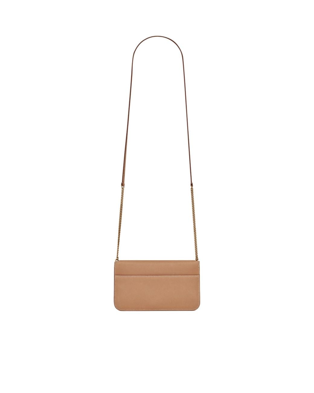 Saint Laurent Natural Logo Plaque Phone Holder