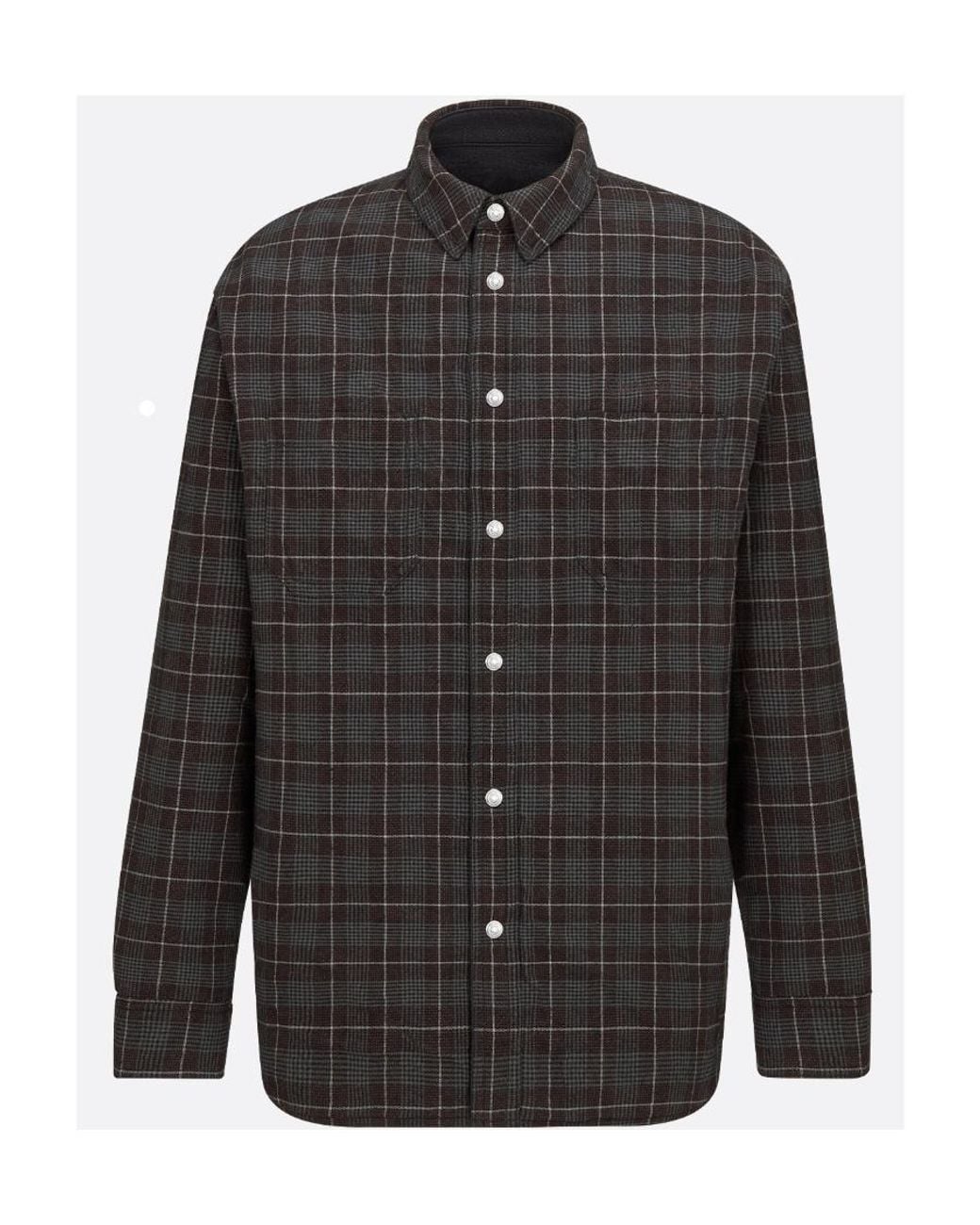 Dior Blue Christian Couture Reversible Shirt for men