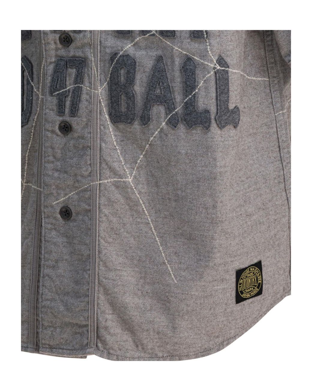 Kapital Gray Great Kountry Shirt for men
