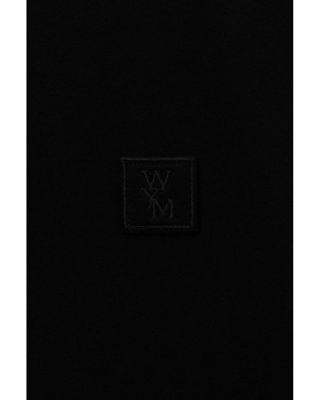 Wooyoungmi Black Logo Crew Neck T-Shirt