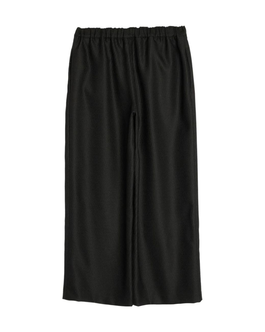 Comme des Garçons Black Elastic Waist Casual Pants