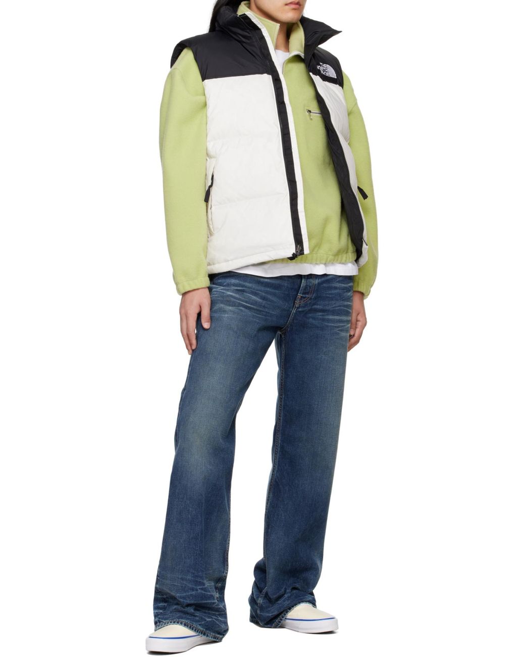The North Face Black 1996 Retro Nuptse Puffer Gilet for men