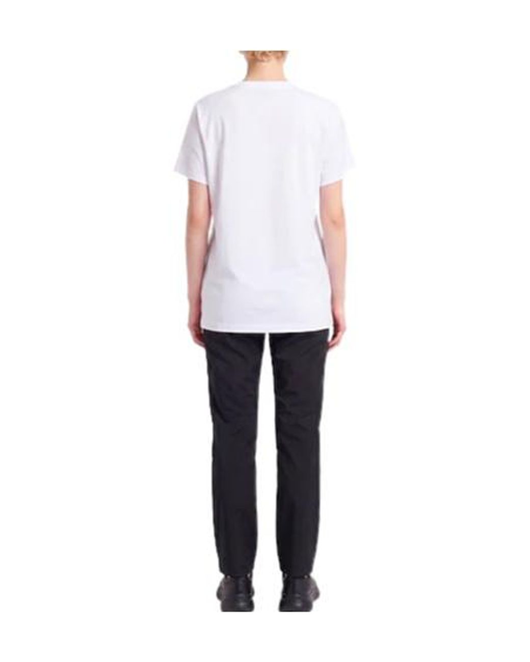 Max Mara White Solidcolor Tshirt