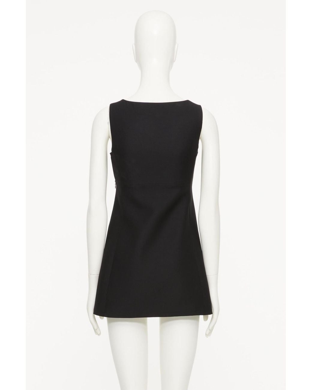 Valentino Black Cut-Out Sleeveless Dress