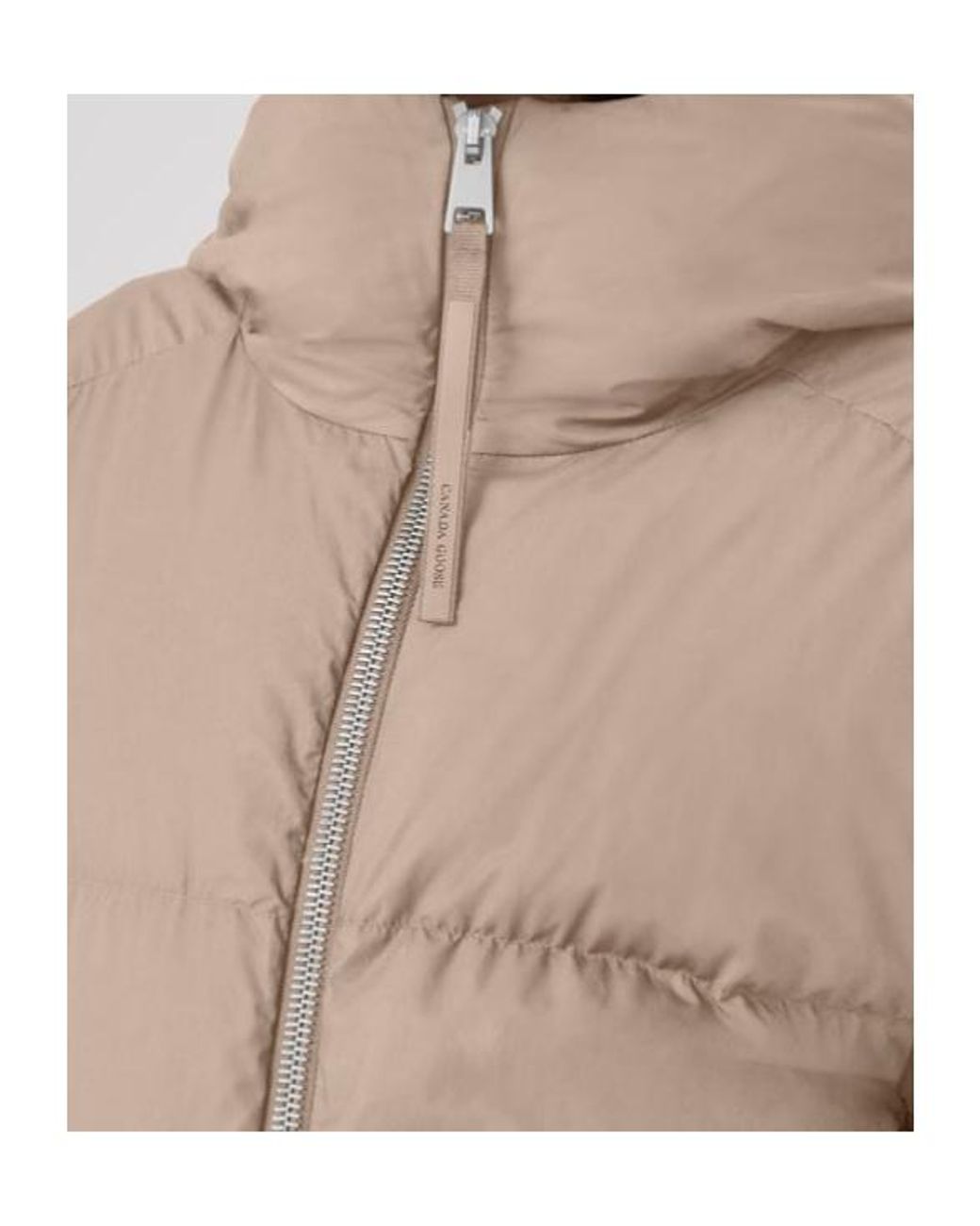 Canada Goose Natural Logo Patch Zip-Up Jacket