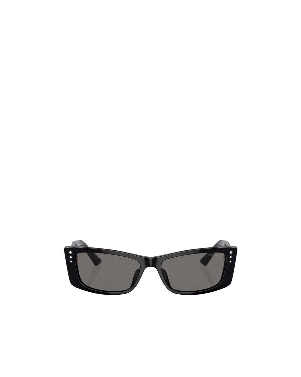 Jimmy Choo White Eyewear Rectangle Frame Sunglasses