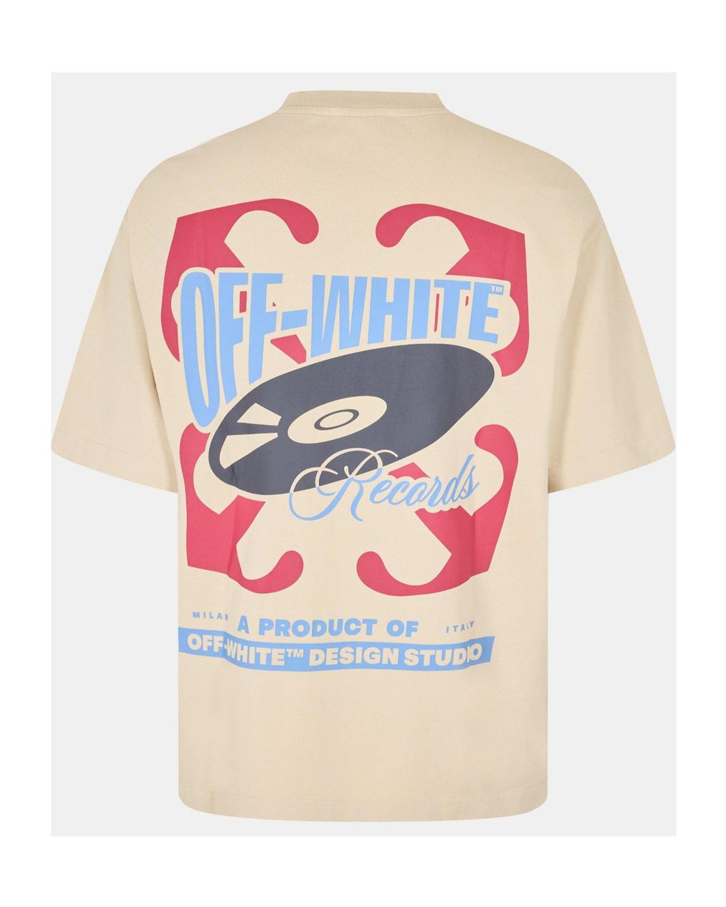 Off-White c/o Virgil Abloh White Logo Short Sleeve T-Shirt for men