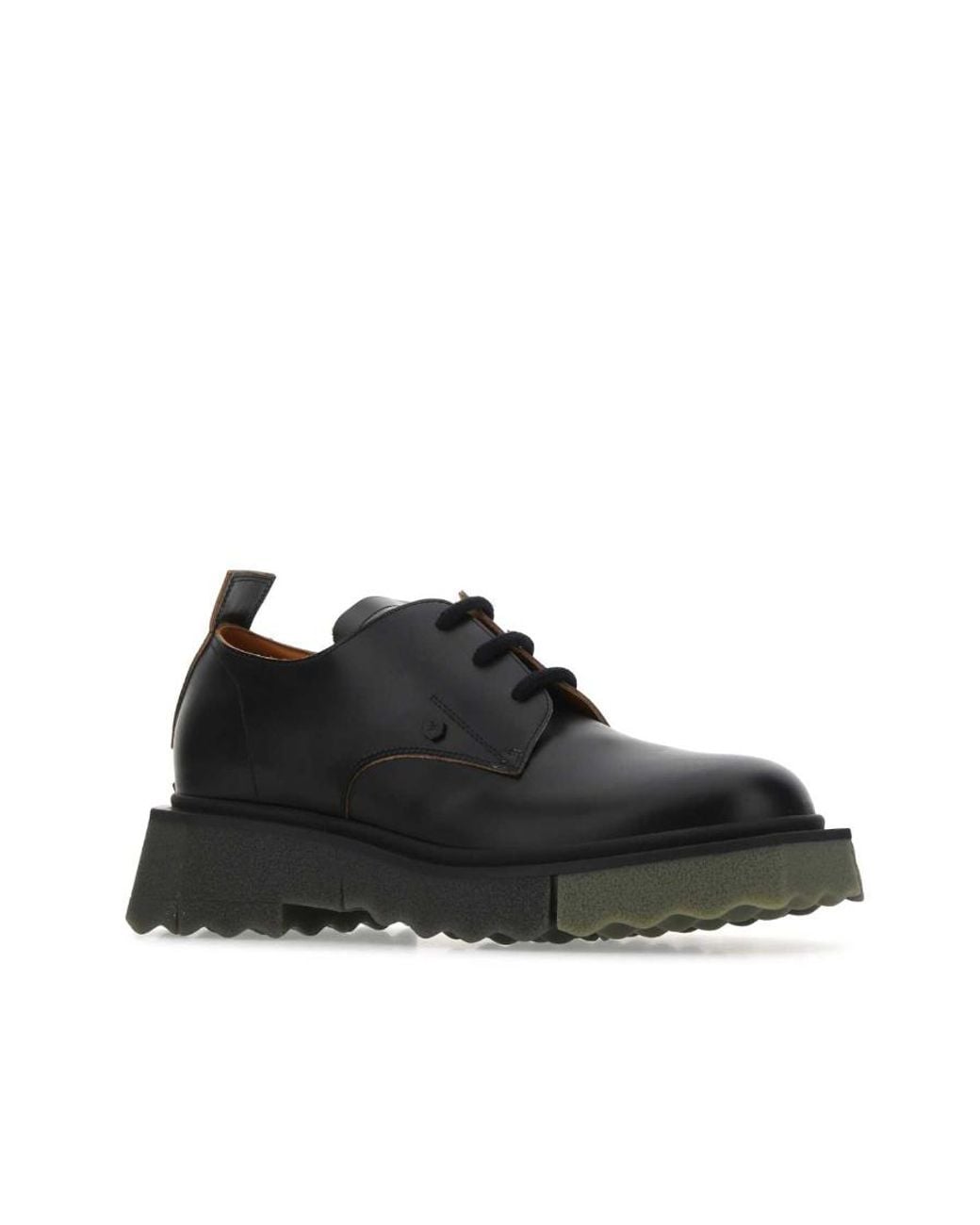 Off-White c/o Virgil Abloh Black Sponge Derby Shoes for men