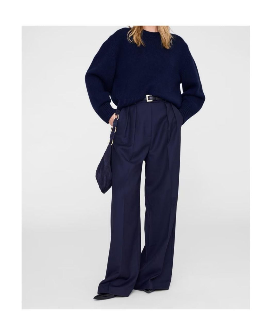 Anine Bing Blue Lou Trousers