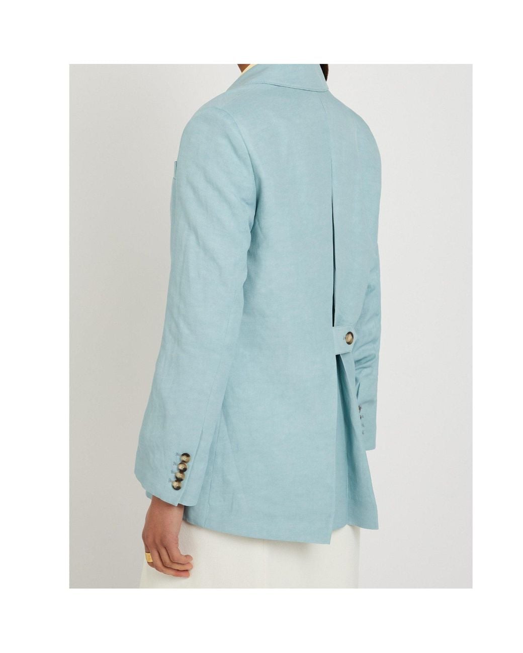 Joseph Blue Notched Lapel Blazer