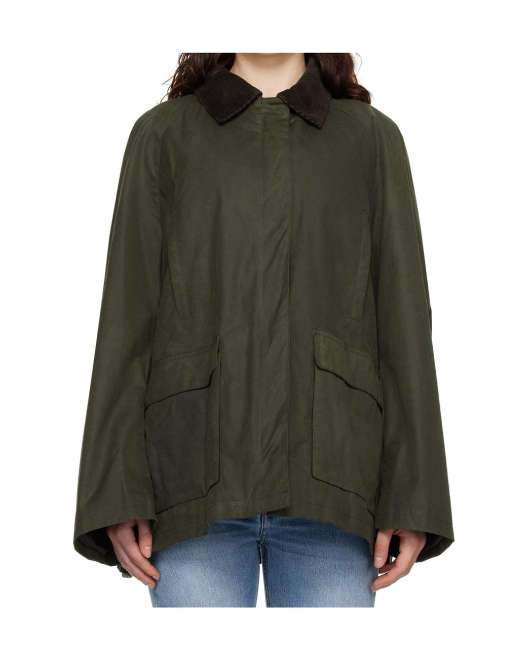 Totême Green Long-Sleeved Jacket