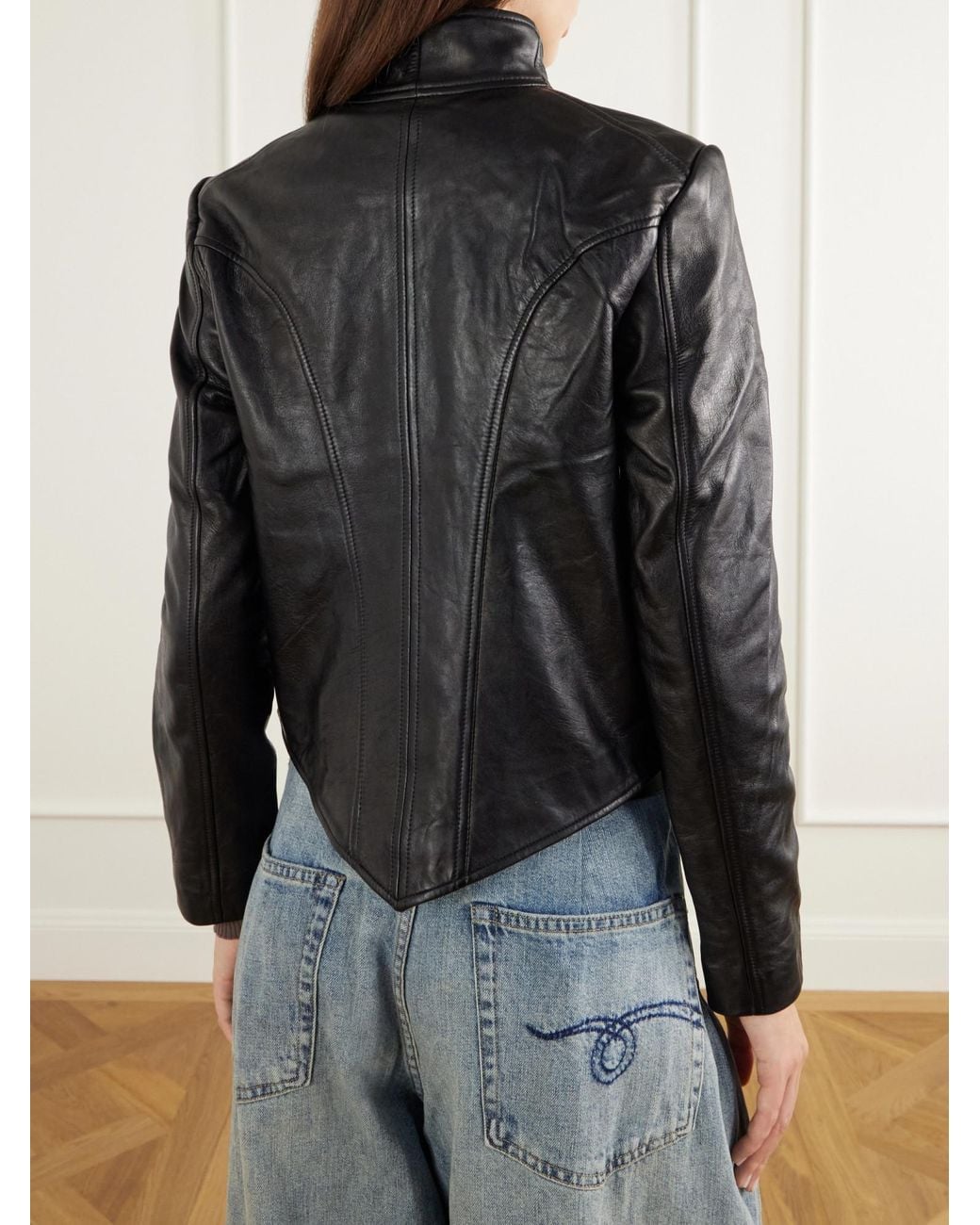 R13 Black Leather Jacket