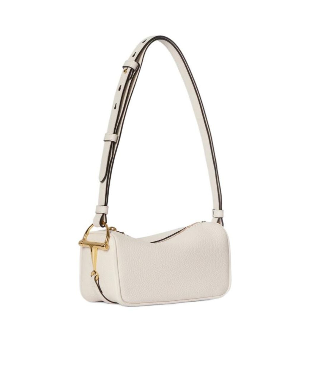 Gucci White Half Horsebit Mini Bag