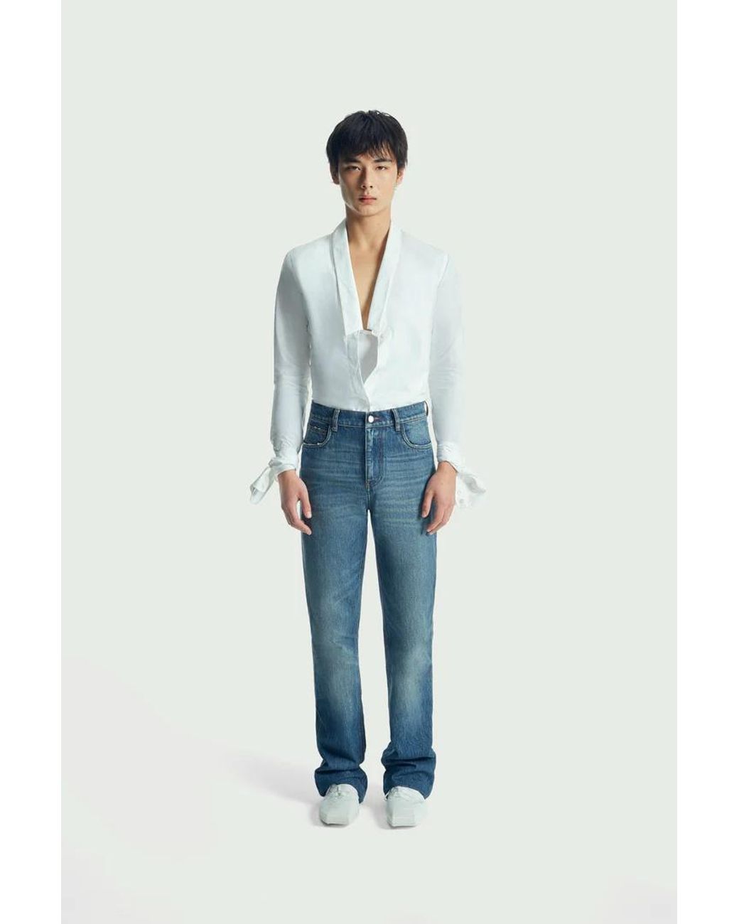 Coperni Blue High-Waisted Slim-Fit Jeans for men