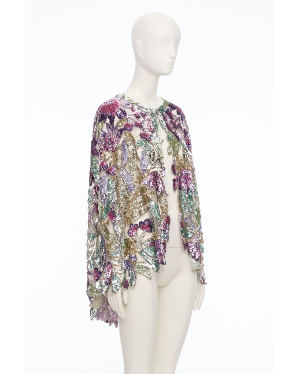 Valentino White Sequined Jacket