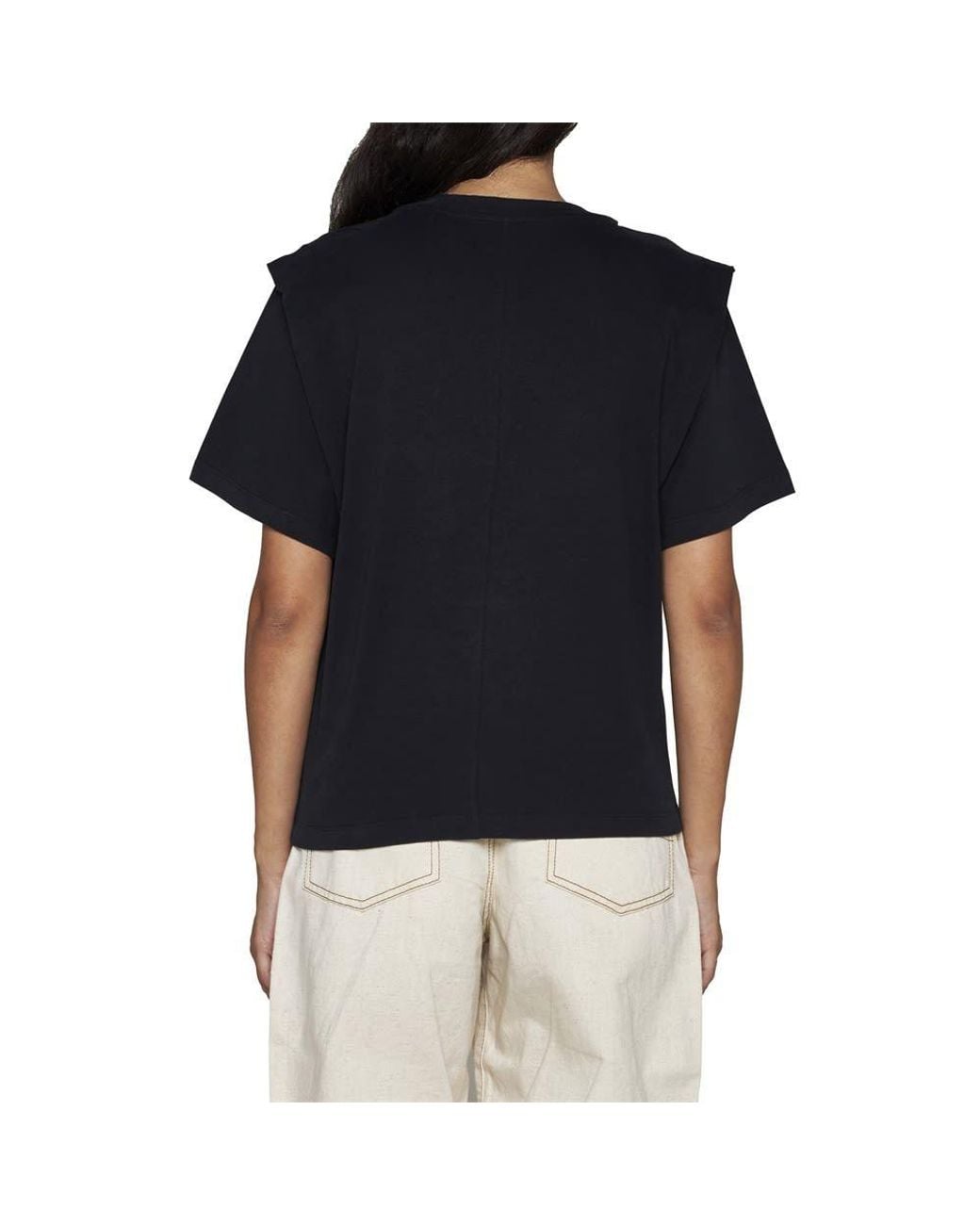 Isabel Marant Black Zelitos Crewneck T-Shirt