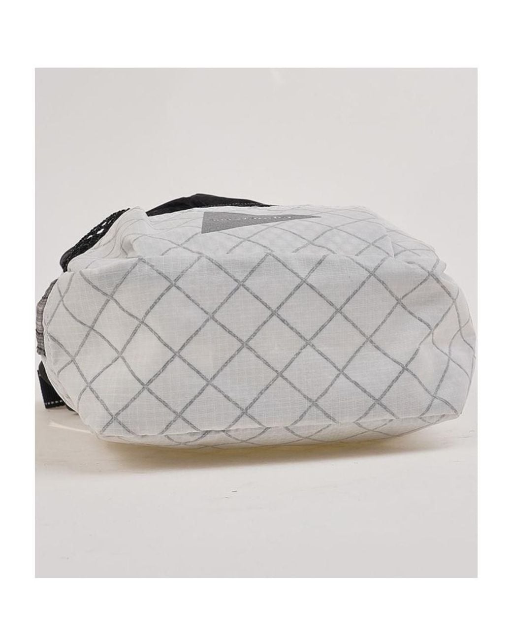 And Wander Black Mesh Pocket Shoulder Bag for men