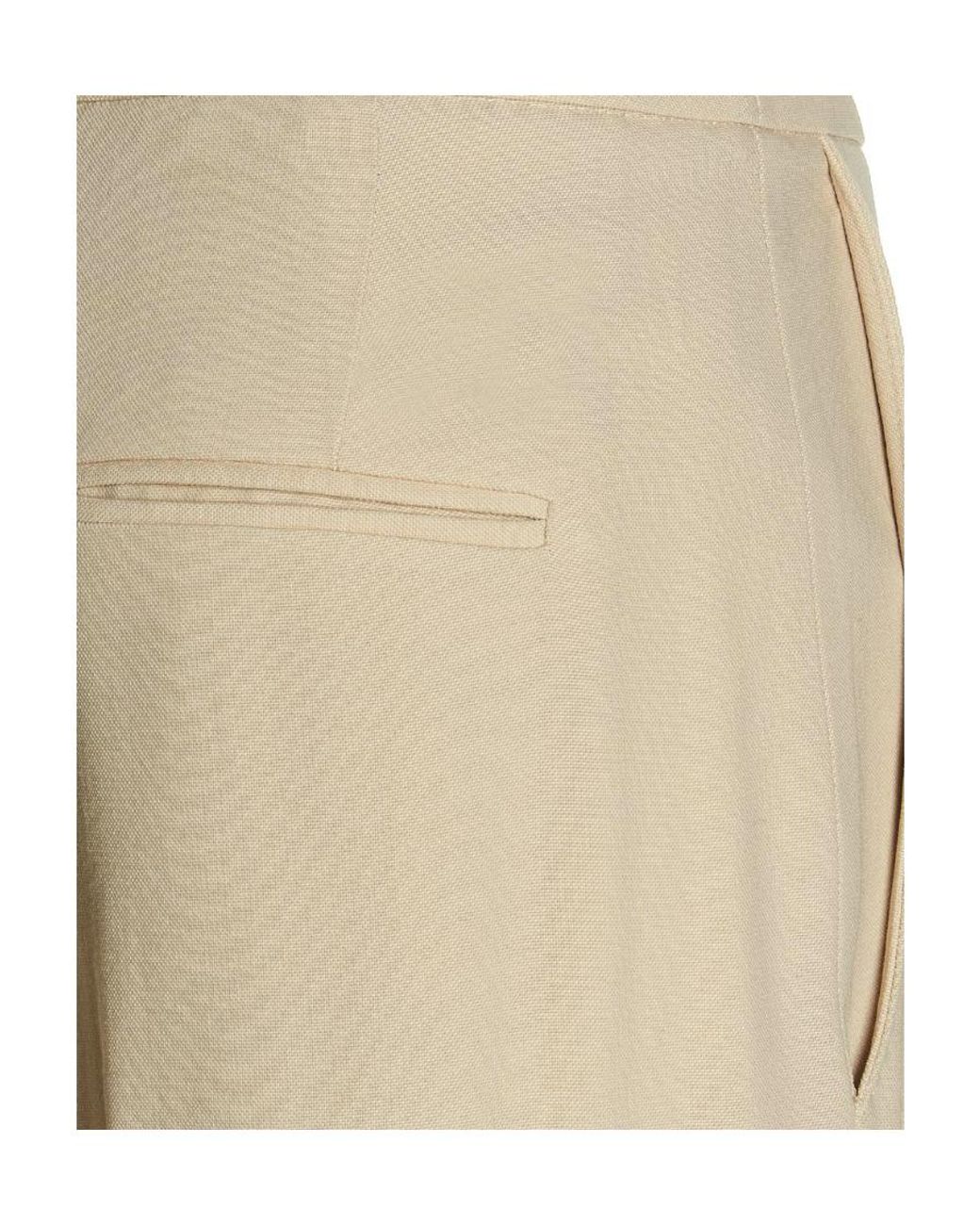 Khaite Natural Strannly Pants