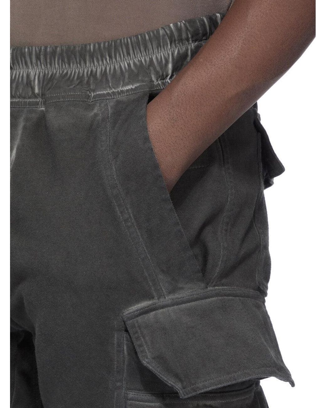 Rick Owens Gray Tower Mastodon Cut Trousers for men