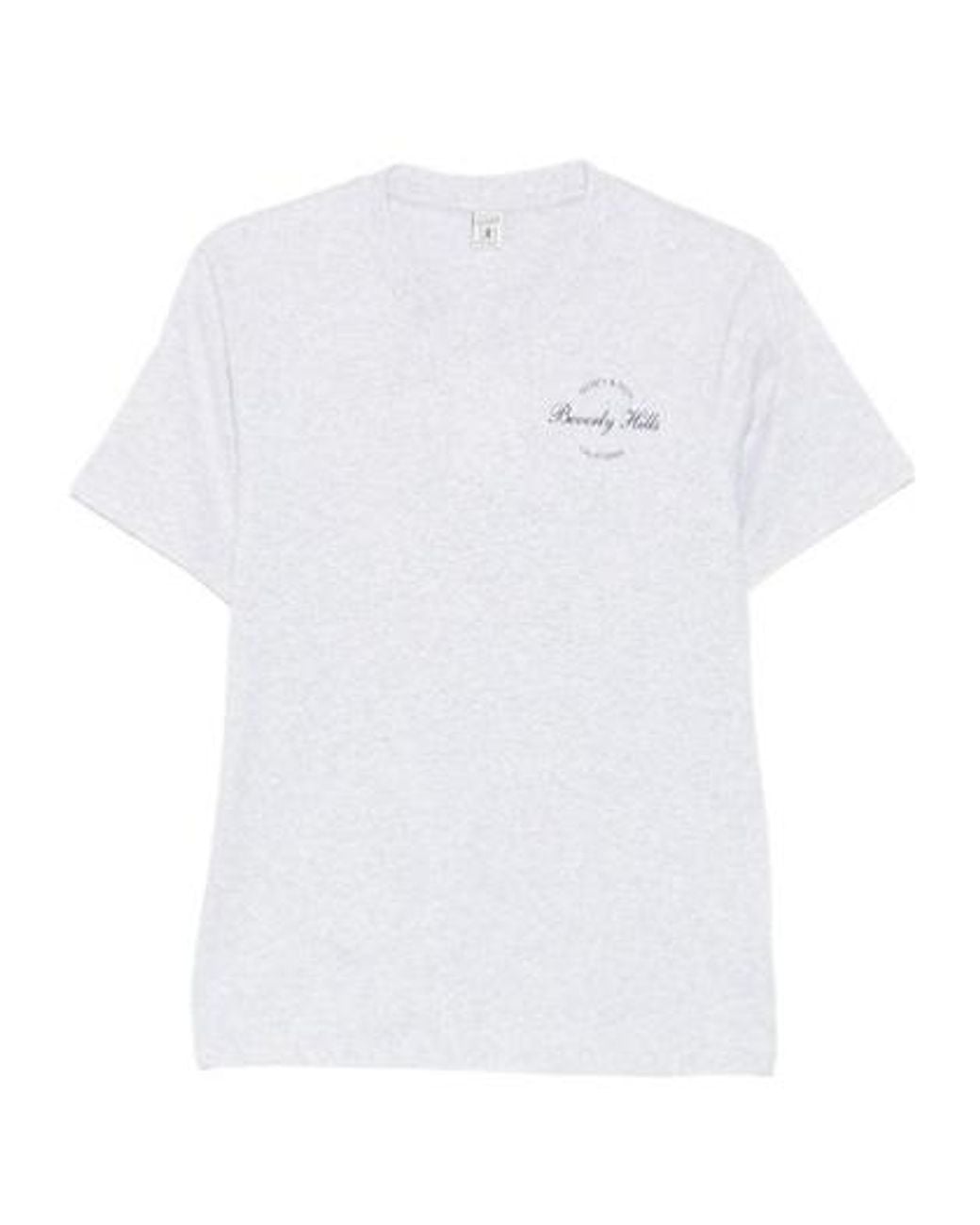Sporty & Rich White Short-Sleeved T-Shirt