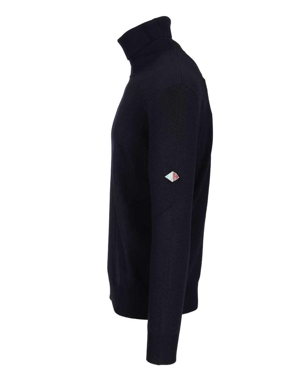 Bottega Veneta Blue Compacat Classic Turtleneck Jumper for men