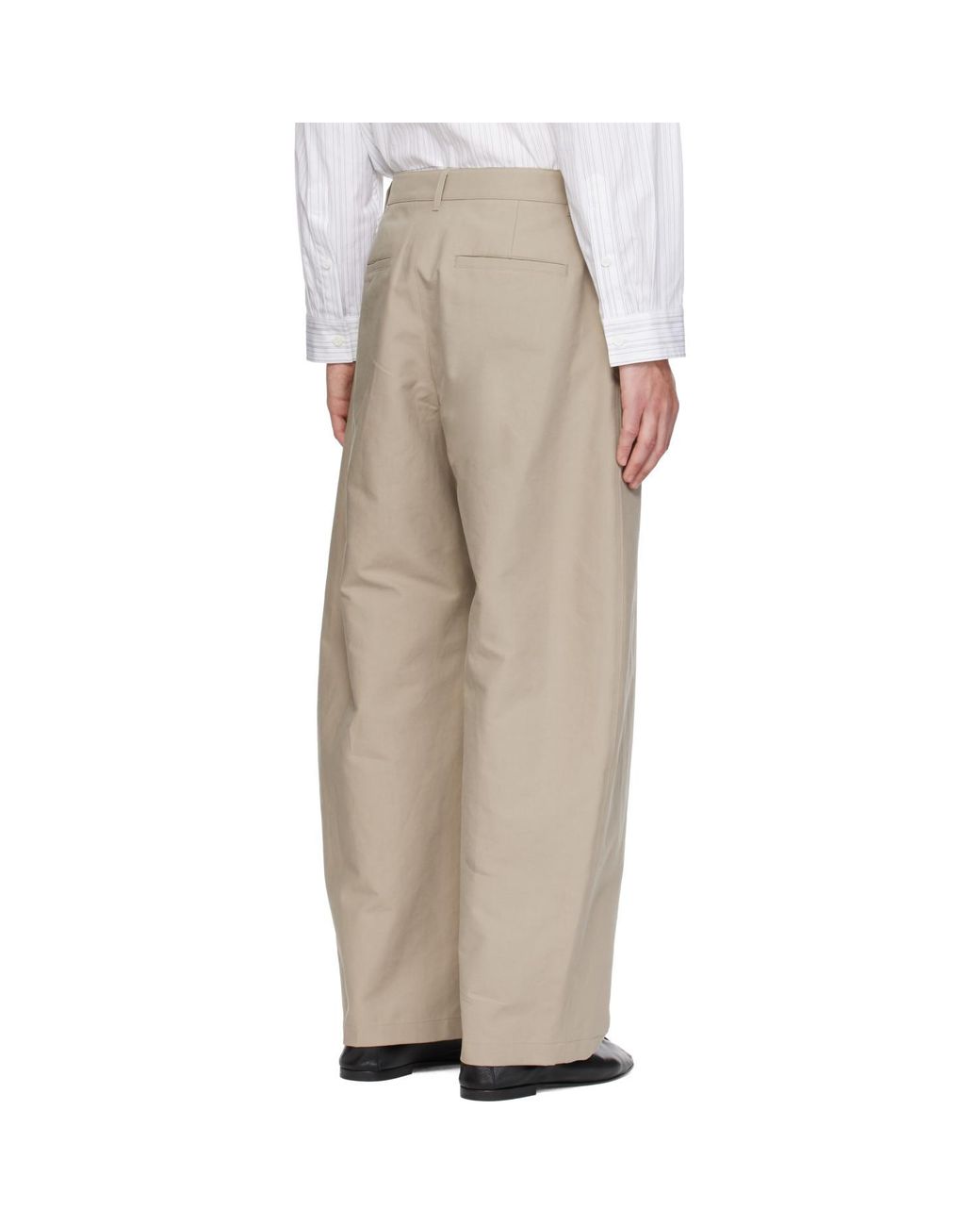 Amomento Natural Curved Long Trousers for men