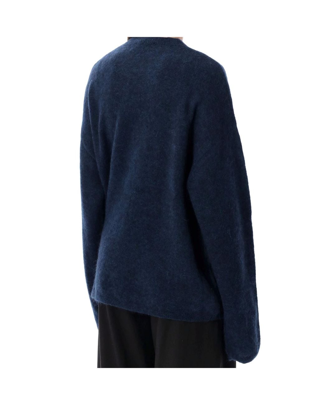 Frankie Shop Blue Timea Fuzzy Jumper