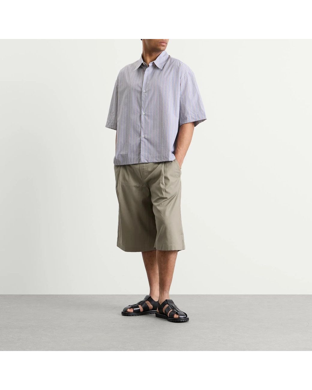 Studio Nicholson Purple Striped Shirt for men
