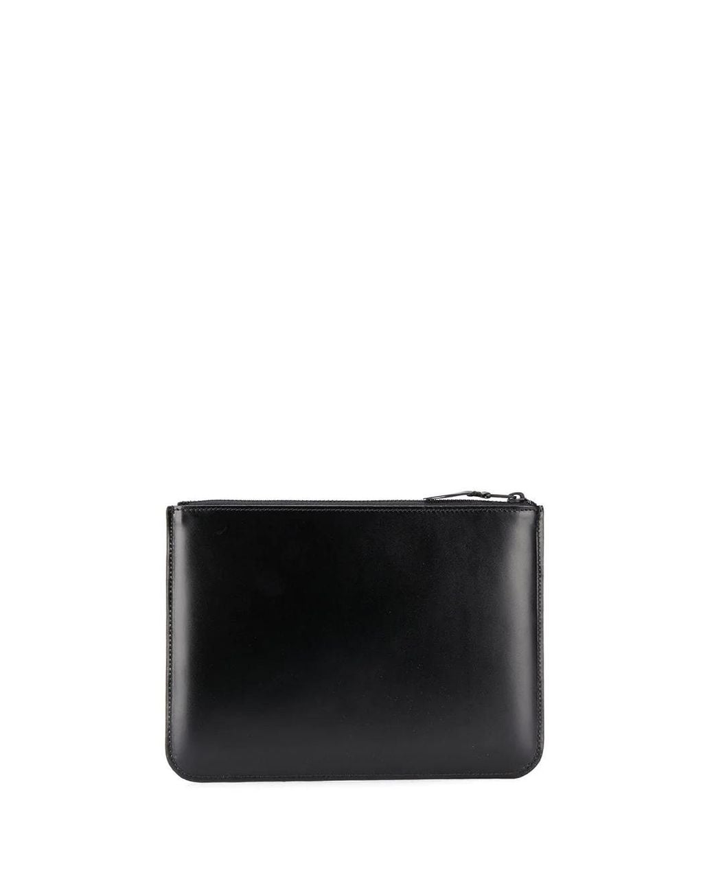 Comme des Garçons Black Comme Des Garçons Wallet Logo Embossed Zipped Wallet for men