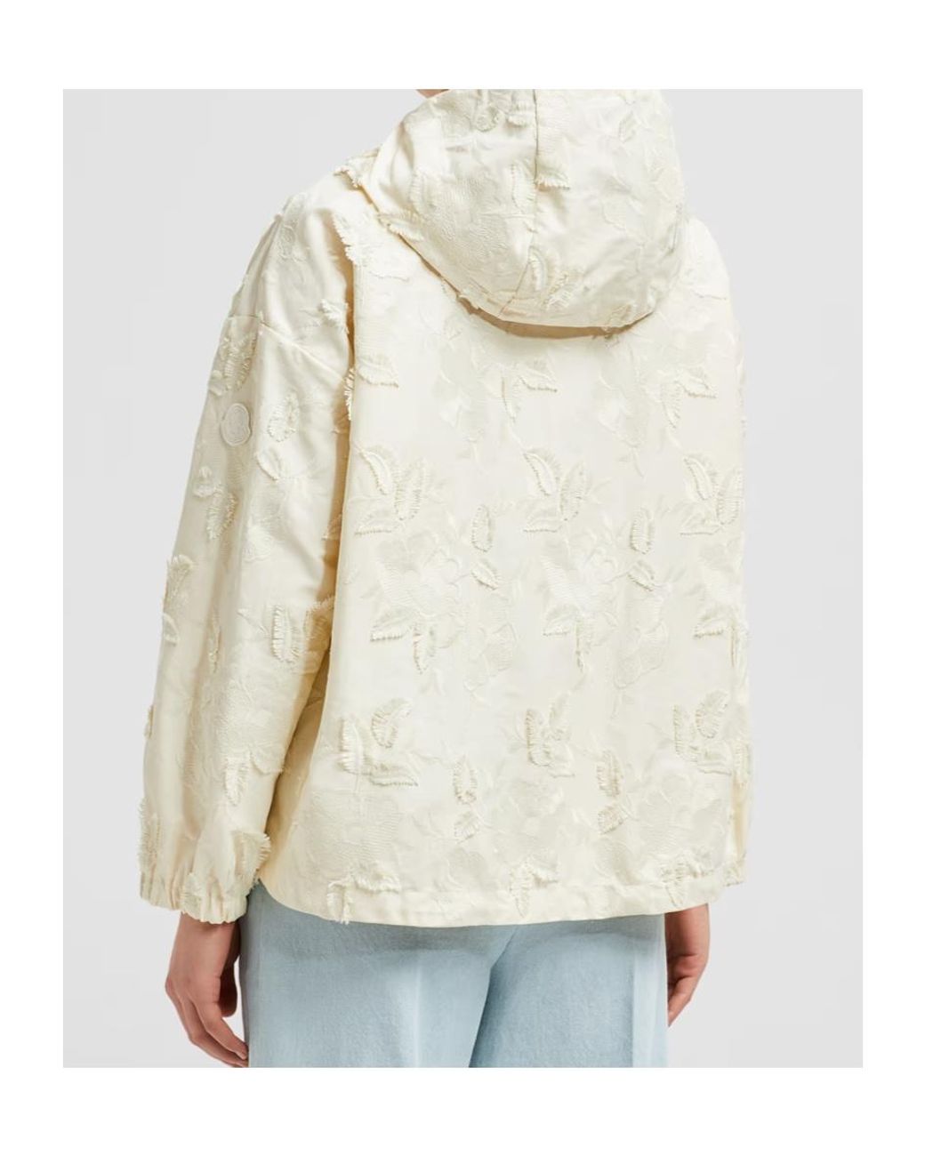 Moncler White Charmeil Hooded Jacket