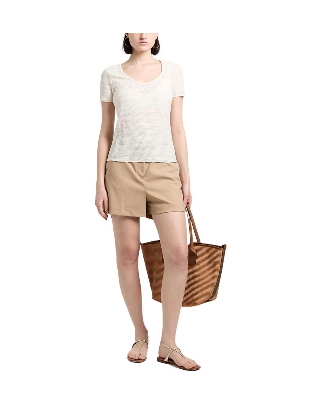 Rag & Bone White Simple Solid-Color T-Shirt
