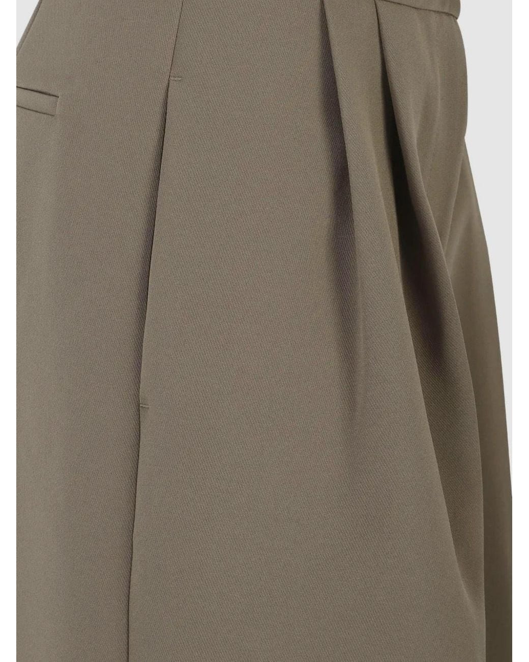 Frankie Shop Green Doyer Pleated Trousers