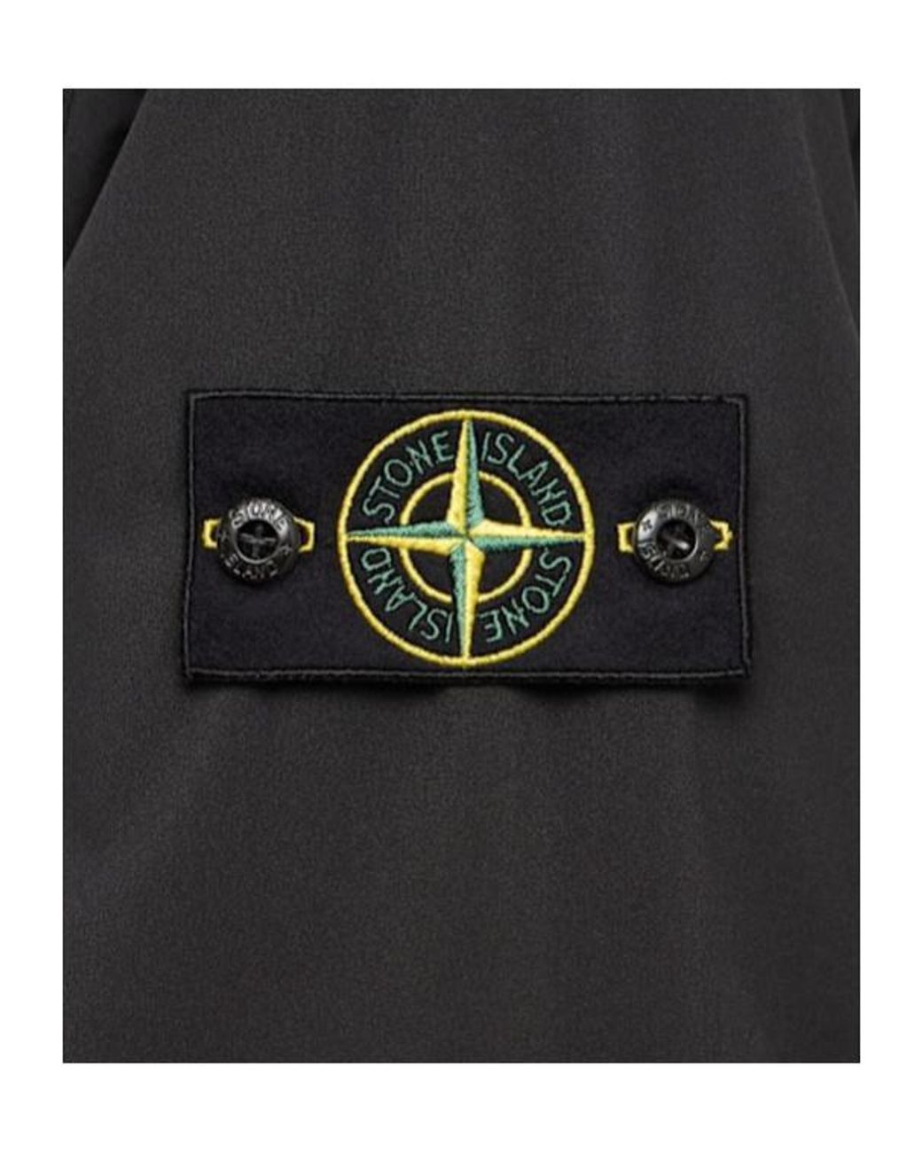 Stone Island Black Long-Sleeved Casual Jacket for men