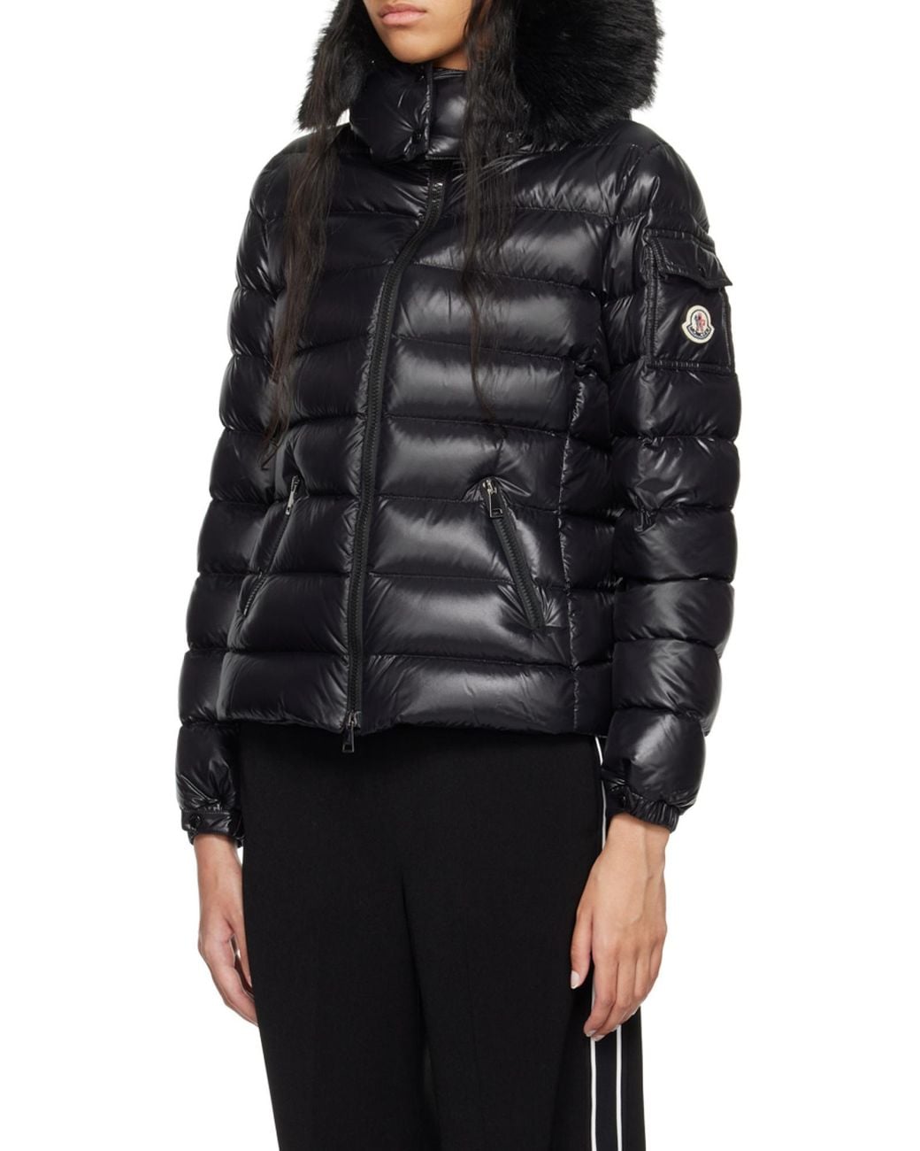 Moncler Black Badyf Short Down Jacket